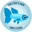 Guppies swim level sticker badge, Tom’s Dive & Swim