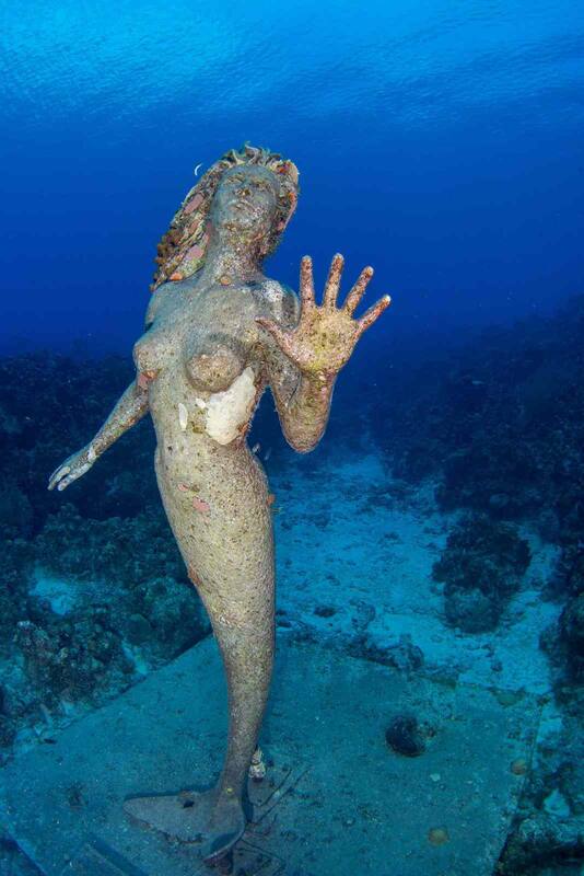 Amphitrite mermaid statue, Grand Cayman